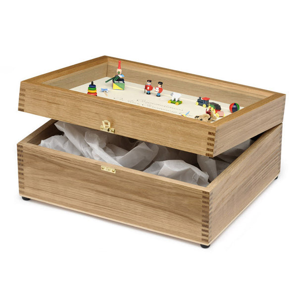 Christening Memory Box (Black on Cream)