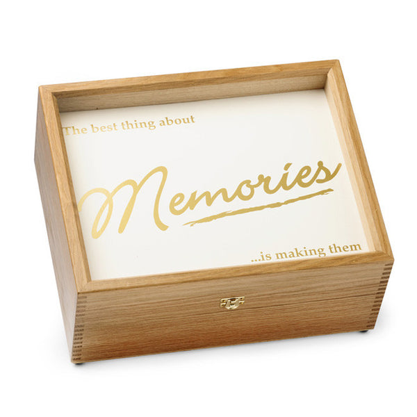 "Memories" Memory Box (Gold)