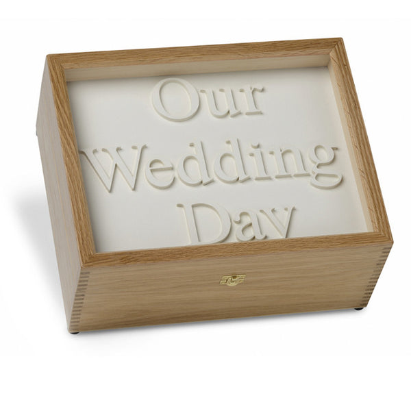"Our Wedding Day" Memory Box