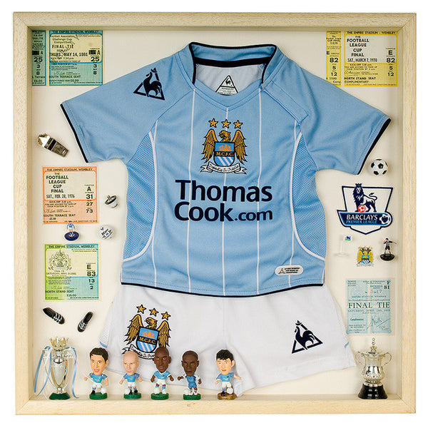 Manchester City Football Display Case
