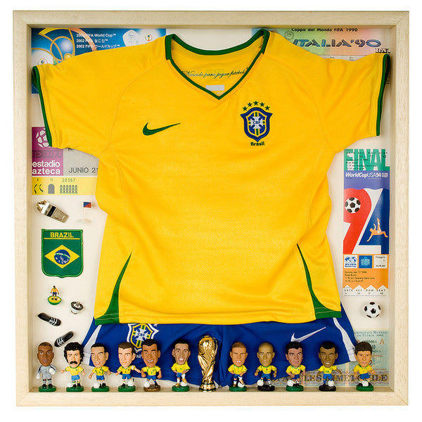 Brazil Football Display Case